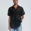7 For All Mankind Puff Sleeve Lace Button-Up Tunic In Black -7 For All Mankind Sales 0bd6b86f5f38f8dbd34f142e000b6213