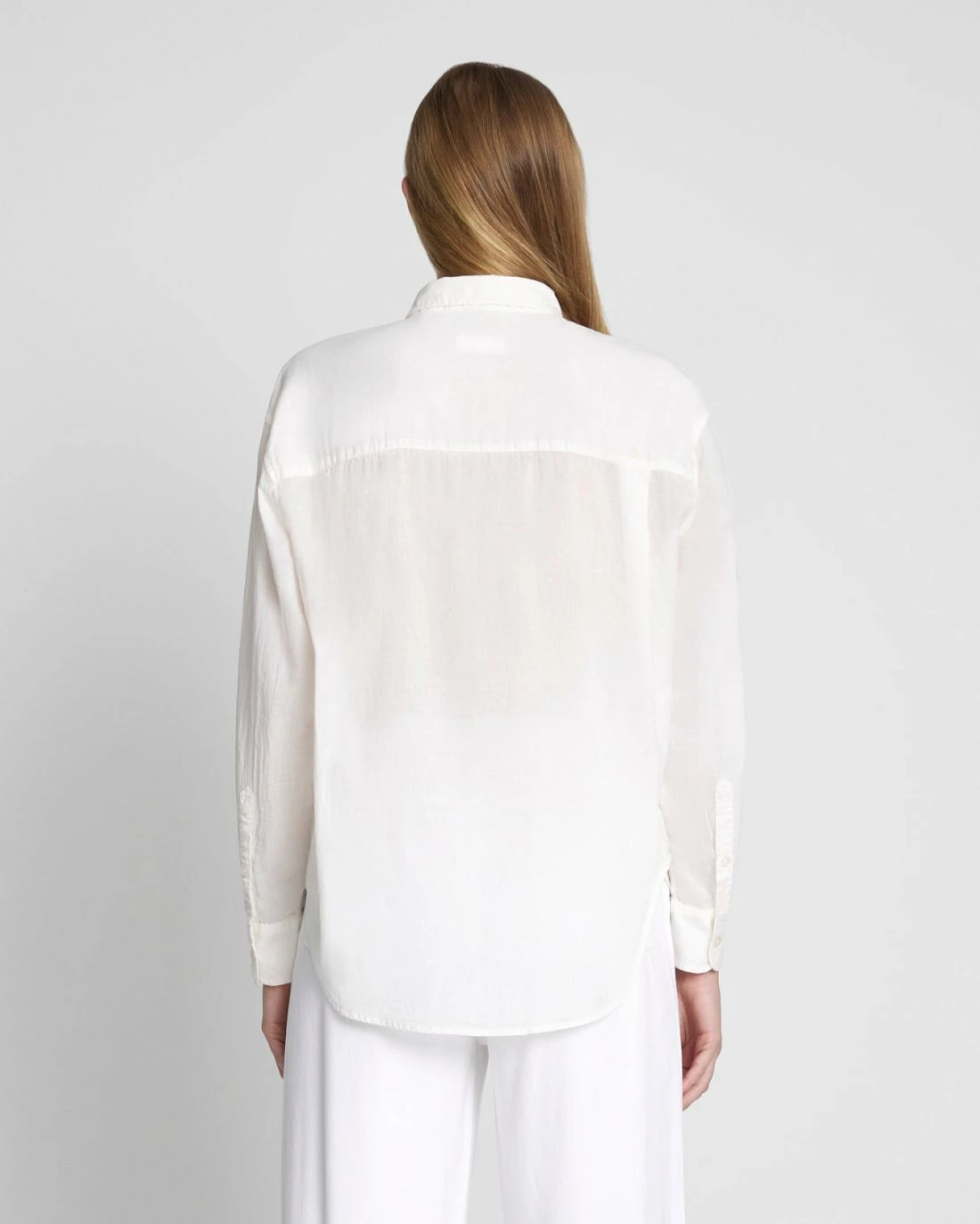 7 For All Mankind Classic Button Up Shirt In Optic White 6 7 For All Mankind Classic Button Up Shirt In Optic White - Image 4