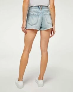 7 For All Mankind Monroe Cut-Off Short In Cosmic Blue Rigid -7 For All Mankind Sales 0e329681ef5752d361600ba7a57b4629