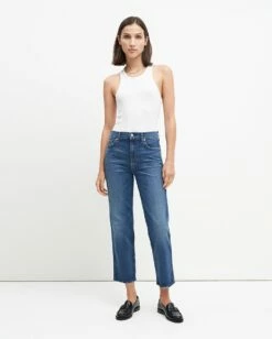 7 For All Mankind High Waist Cropped Straight In Distressed Authentic Light 13 7 For All Mankind High Waist Cropped Straight In Distressed Authentic Light -7 For All Mankind Sales 26d9bde892a4e768540a2b329fa3914e