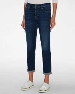 7 For All Mankind Josefina In Dark Blue