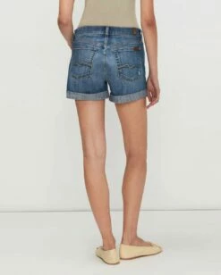 7 For All Mankind Broken Twill Mid Roll Short In Bright Light Destroy -7 For All Mankind Sales 2bd6524cf7c6d9605645bf4136d90892