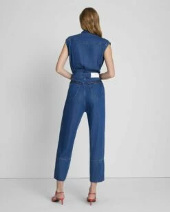 7 For All Mankind Denim Lustre Sleeveless Balloon Jumpsuit In Dark Indigo 9 7 For All Mankind Denim Lustre Sleeveless Balloon Jumpsuit In Dark Indigo -7 For All Mankind Sales 2cd92f001c1ed94ea0393a2847d618fc