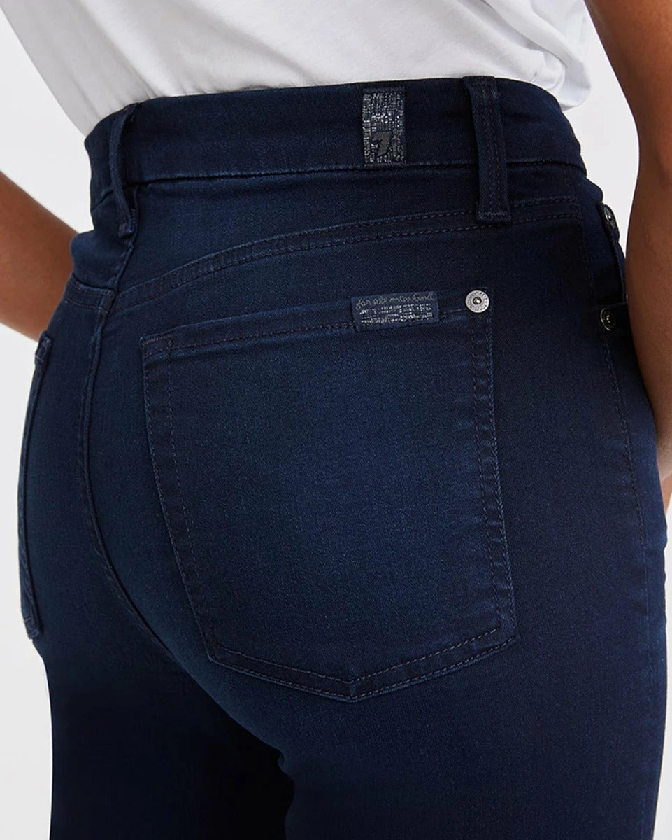 7 For All Mankind Slim Illusion High Waist Ankle Skinny In Twilight Blue 4 7 For All Mankind Slim Illusion High Waist Ankle Skinny In Twilight Blue - Image 2