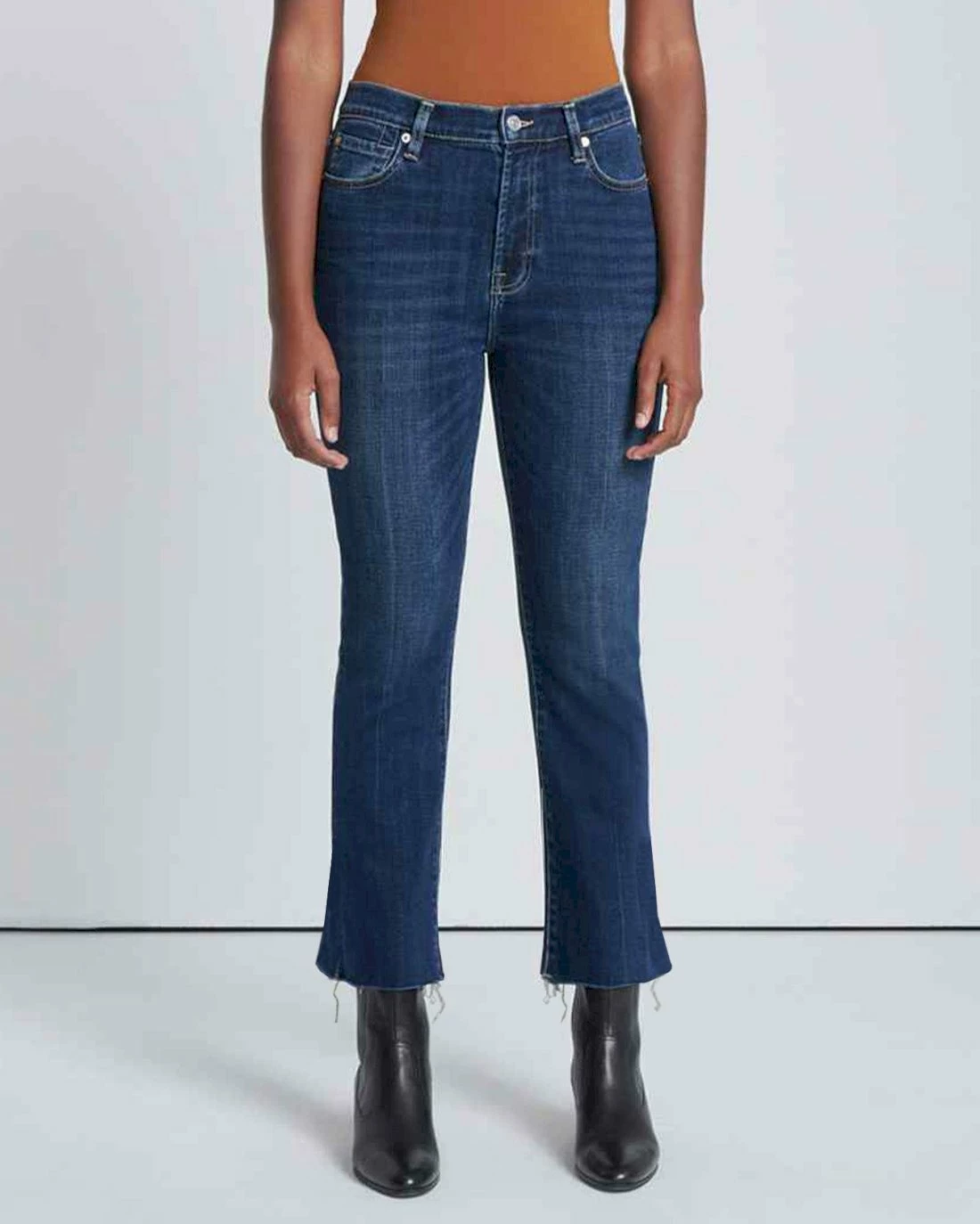 7 For All Mankind Broken Twill High Waist Slim Kick In Mad Hatter 4 7 For All Mankind Broken Twill High Waist Slim Kick In Mad Hatter - Image 2