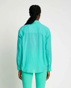 7 For All Mankind Classic Button Up Shirt In Atlantis -7 For All Mankind Sales 4a3fadfe947599fefe06576a0f5ec3b1