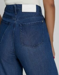 7 For All Mankind Denim Lustre Trouser In Dark Indigo -7 For All Mankind Sales 4c228cd5f45cdd9148fce8731a319df5