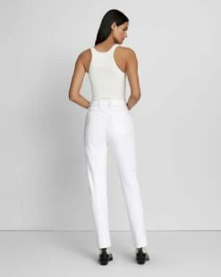 7 For All Mankind Easy Slim Cargo Jean In Brilliant White -7 For All Mankind Sales 4f840c24b70013d1f331c6bbfd5dc1a6