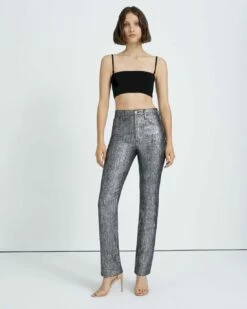 7 For All Mankind Easy Slim In Foil Dots