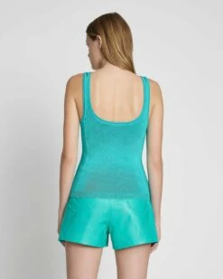 7 For All Mankind High Shine Quarter Zip Ribbed Tank In Atlantis 8 7 For All Mankind High Shine Quarter Zip Ribbed Tank In Atlantis -7 For All Mankind Sales 6074af68915ab1ba5cf6f9b03da5692b