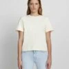 7 For All Mankind Everyday Crew Neck Tee In Antique White -7 For All Mankind Sales 61f1f137f0460aee589cf79ca7120e55