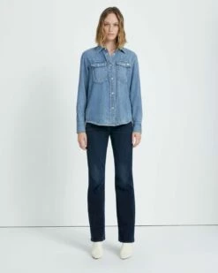 7 For All Mankind Classic Denim Shirt In Maribel -7 For All Mankind Sales 725ab10b263da851027f37d0ceacbcda