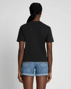7 For All Mankind Everyday Crew Neck Tee In Black -7 For All Mankind Sales 732cbfb74c042897e017b9566e82e66b