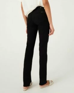 7 For All Mankind B(air) Denim Kimmie Straight In Black -7 For All Mankind Sales 784e2e19c26b78f71a1d2f628a0fb830