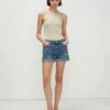 7 For All Mankind Broken Twill Mid Roll Short In Bright Light Destroy -7 For All Mankind Sales 793a98e9859161f41a7ee787ac7c4a51