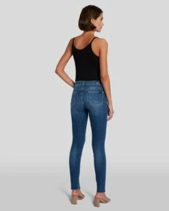 7 For All Mankind Slim Illusion High Waist Skinny In Highline -7 For All Mankind Sales 7E016C12 HGL 4