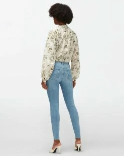 7 For All Mankind Slim Illusion High Waist Ankle Skinny In Playbook -7 For All Mankind Sales 7E020C12 PYK 3