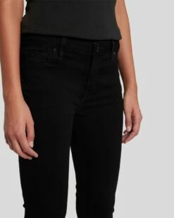 7 For All Mankind B(air) Ankle Skinny In Rinsed Black -7 For All Mankind Sales 7E028C43 RNS 3