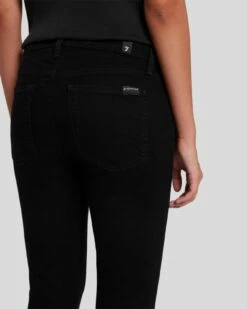 7 For All Mankind B(air) Ankle Skinny In Rinsed Black -7 For All Mankind Sales 7E028C43 RNS 5