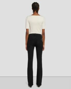 7 For All Mankind B(air) Kimmie Bootcut In Rinsed Black -7 For All Mankind Sales 7E033C43 RNS 4