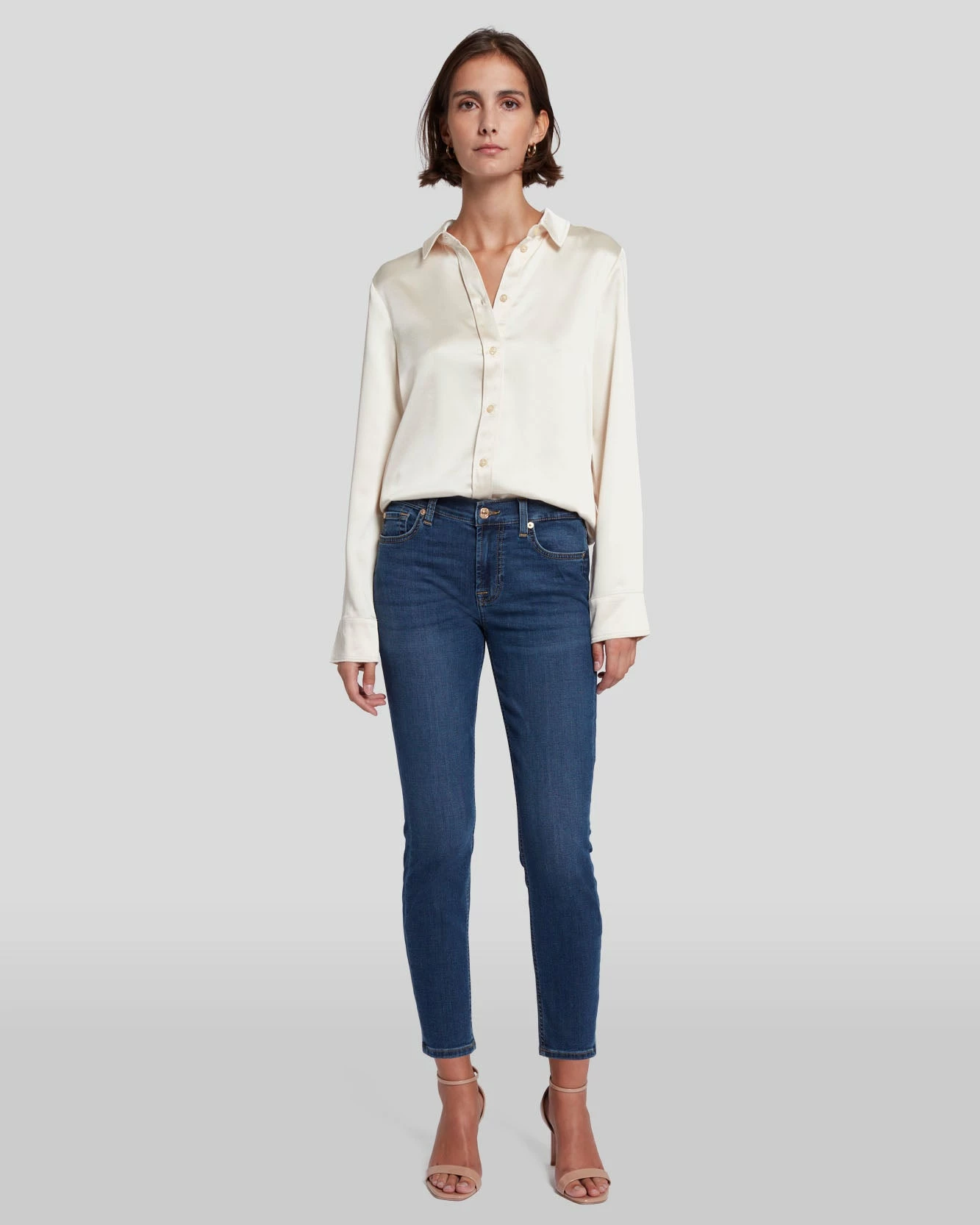 7 For All Mankind B(air) Ankle Skinny In Duchess 3 7 For All Mankind B(air) Ankle Skinny In Duchess