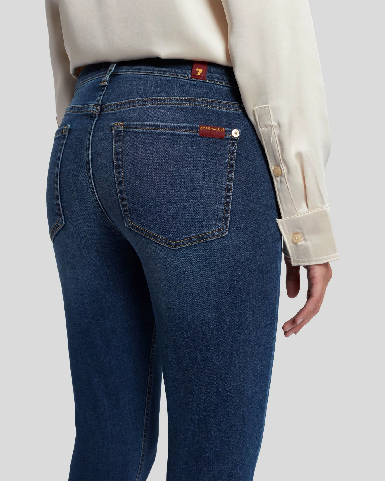 7 For All Mankind B(air) Ankle Skinny In Duchess 7 7 For All Mankind B(air) Ankle Skinny In Duchess - Image 5