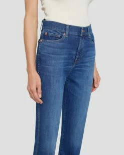 7 For All Mankind Slim Illusion High Waist Slim Kick In Highline -7 For All Mankind Sales 7E063C12 HGL 3