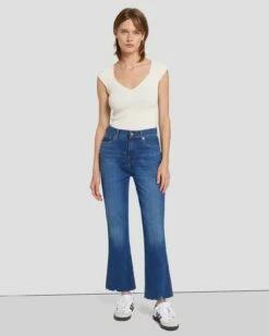 7 For All Mankind Slim Illusion High Waist Slim Kick In Highline -7 For All Mankind Sales 7E063C12 HGL 6