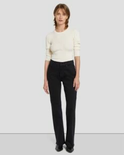 7 For All Mankind Embellished Riley Sneaker Boot In Noir