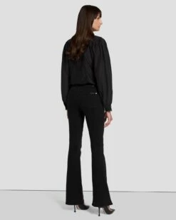 7 For All Mankind Slim Illusion High Waist Ali In Black -7 For All Mankind Sales 7E90526A SIB 4