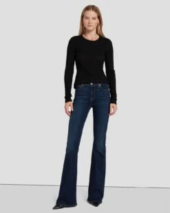 7 For All Mankind Slim Illusion High Waist Ali In Tried & True