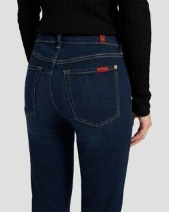 7 For All Mankind Slim Illusion High Waist Ali In Tried & True -7 For All Mankind Sales 7E90719 TRT 5