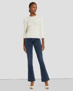 7 For All Mankind Open Back Knit Top In Cream 12 7 For All Mankind Open Back Knit Top In Cream -7 For All Mankind Sales 7N124D35 CRM 5