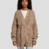 7 For All Mankind Belted Cardigan In Safari -7 For All Mankind Sales 7N130F52 SAM 1