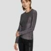 7 For All Mankind Long Sleeve Shimmer Top In Gunmetal 1 7 For All Mankind Long Sleeve Shimmer Top In Gunmetal -7 For All Mankind Sales 7N260F40 GNM 1