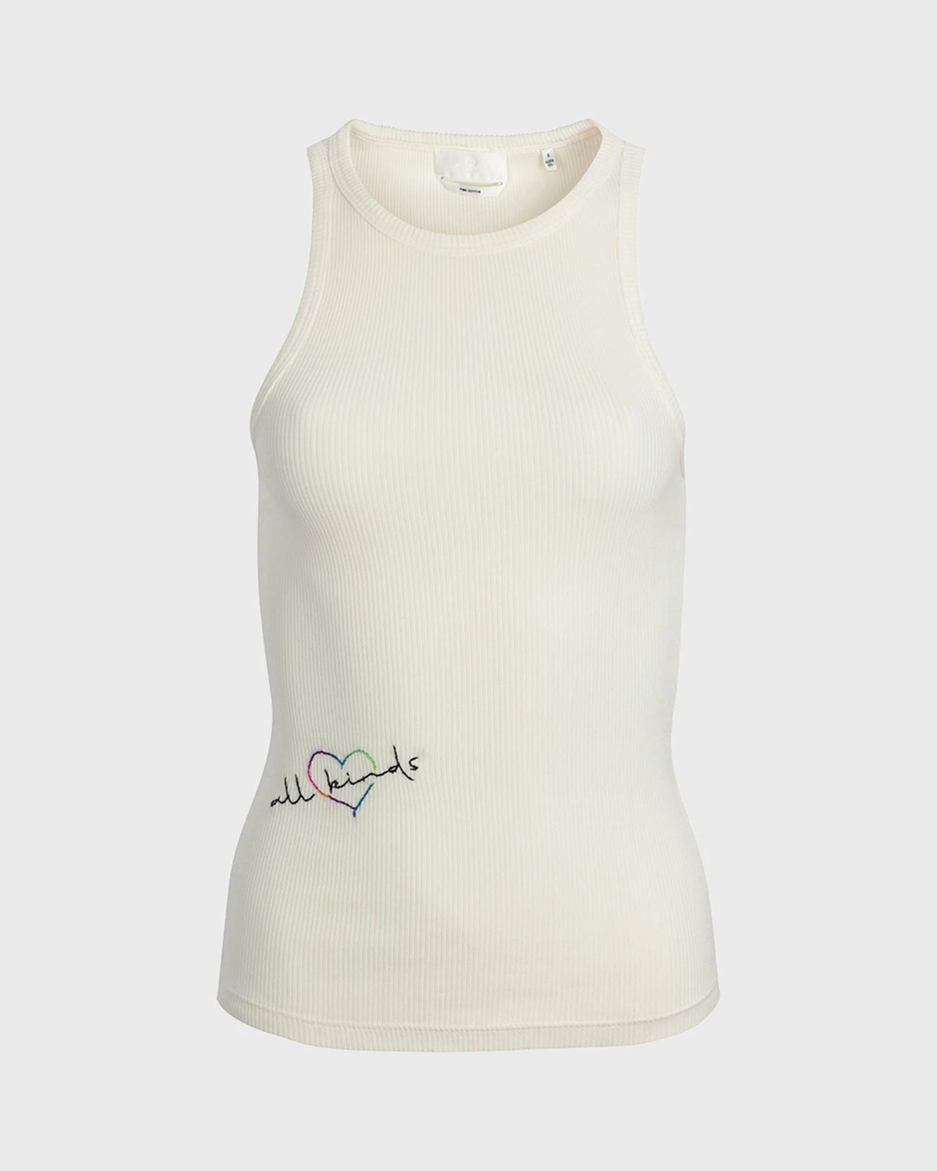 7 For All Mankind ALL KINDS Racerback Tank In Ivory 3 7 For All Mankind ALL KINDS Racerback Tank In Ivory