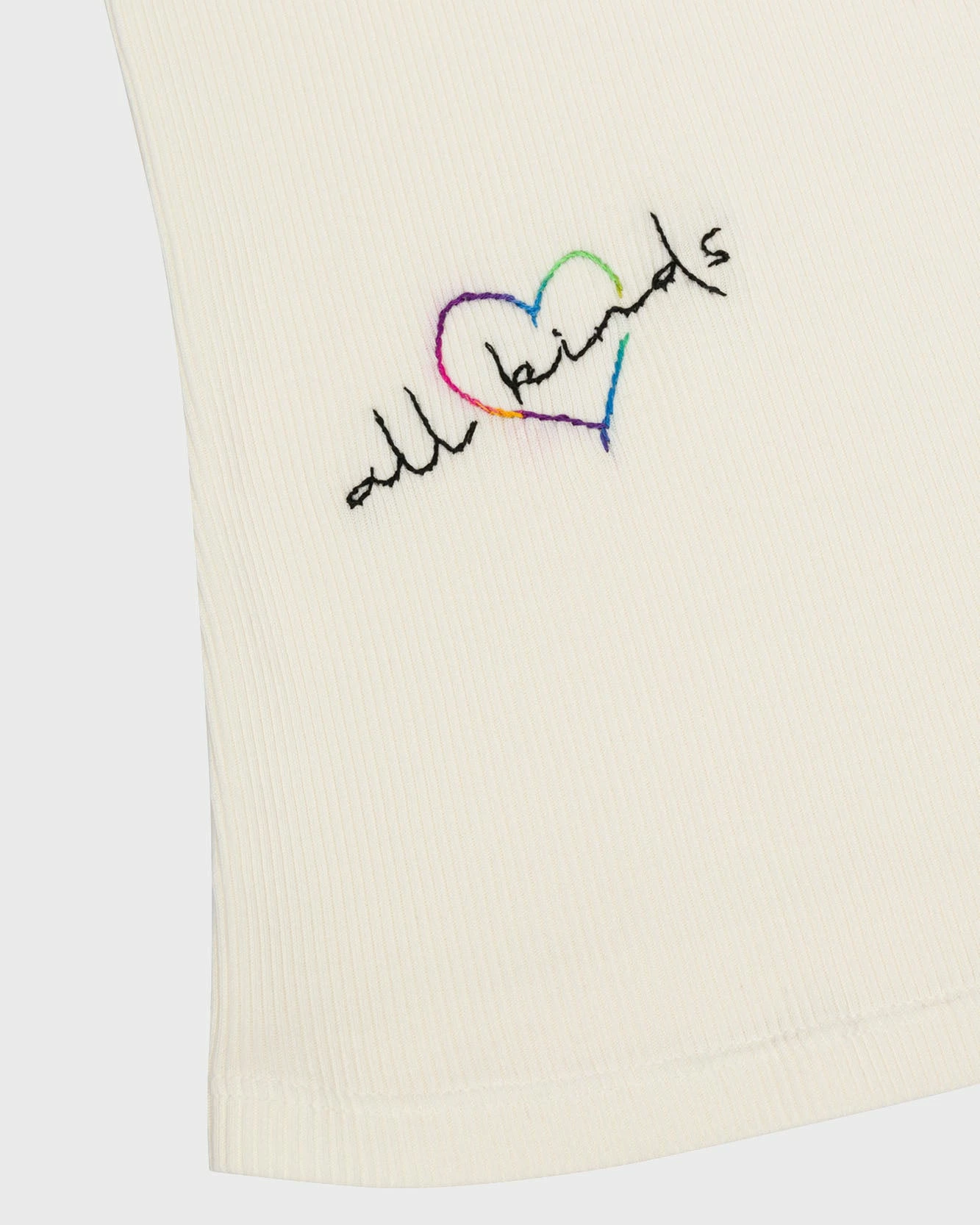 7 For All Mankind ALL KINDS Racerback Tank In Ivory 4 7 For All Mankind ALL KINDS Racerback Tank In Ivory - Image 2