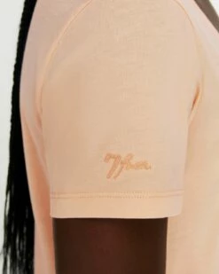 7 For All Mankind Pima Cotton Easy V-Neck Tee In Prairie Sunset -7 For All Mankind Sales 7N335I09 PSN 3