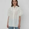 7 For All Mankind Puff Sleeve Tunic In White -7 For All Mankind Sales 7N534D52 WHT 01