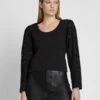 7 For All Mankind Balloon Sleeve Eyelet Top In Black 1 7 For All Mankind Balloon Sleeve Eyelet Top In Black -7 For All Mankind Sales 7N564F07 BLK 1