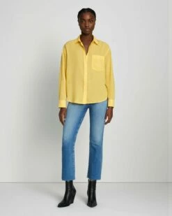 7 For All Mankind Classic Button Up Shirt In Jojoba -7 For All Mankind Sales 7N567C51 JOJ 2 56a47ab9 9e53 43c3 9100 1fc912f86e13