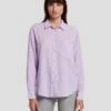 7 For All Mankind Classic Button Up Shirt In Lavender -7 For All Mankind Sales 7N582C51 LAV 1