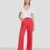 7 For All Mankind Modern Dojo Linen Trouser In Geranium 2 7 For All Mankind Modern Dojo Linen Trouser In Geranium -7 For All Mankind Sales 7N818F31 GER 1