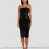 7 For All Mankind Sequin Bodycon Dress In Black -7 For All Mankind Sales 7N828F44 BLK 1