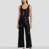 7 For All Mankind Sequin Wide Leg Knit Jumpsuit In Black 2 7 For All Mankind Sequin Wide Leg Knit Jumpsuit In Black -7 For All Mankind Sales 7N830F44 BLK 1