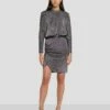 7 For All Mankind Party Dress In Gunmetal 1 7 For All Mankind Party Dress In Gunmetal -7 For All Mankind Sales 7N831F40 GNM 1