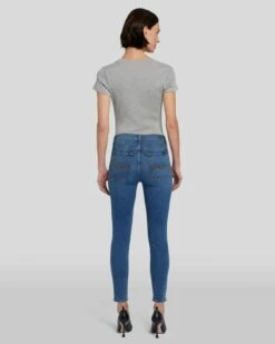7 For All Mankind High Waist Ankle Skinny In Meisa 11 7 For All Mankind High Waist Ankle Skinny In Meisa -7 For All Mankind Sales 7U001005 MEI 04