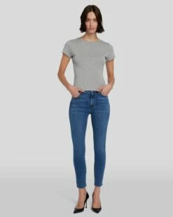 7 For All Mankind High Waist Ankle Skinny In Meisa 12 7 For All Mankind High Waist Ankle Skinny In Meisa -7 For All Mankind Sales 7U001005 MEI 05