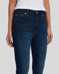7 For All Mankind Slim Illusion High Waist Ankle Skinny In Tried And True -7 For All Mankind Sales 7U0011719 TRT 3