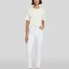 7 For All Mankind Slim Illusion High Waist Ankle Skinny In Luxe White 1 7 For All Mankind Slim Illusion High Waist Ankle Skinny In Luxe White -7 For All Mankind Sales 7U001399 SMW 1
